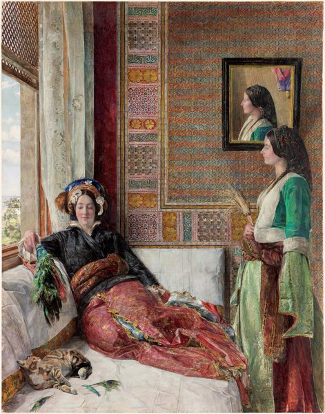 John Frederick Lewis. 'Hhareem Life - Constantinople' (1857) Image credit: Laing Art Gallery