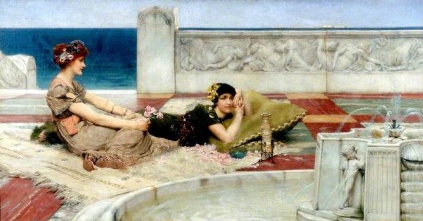 Lawrence Alma-Tadema. 'Love in Idleness' (1891). Image credit: Laing Art Gallery.